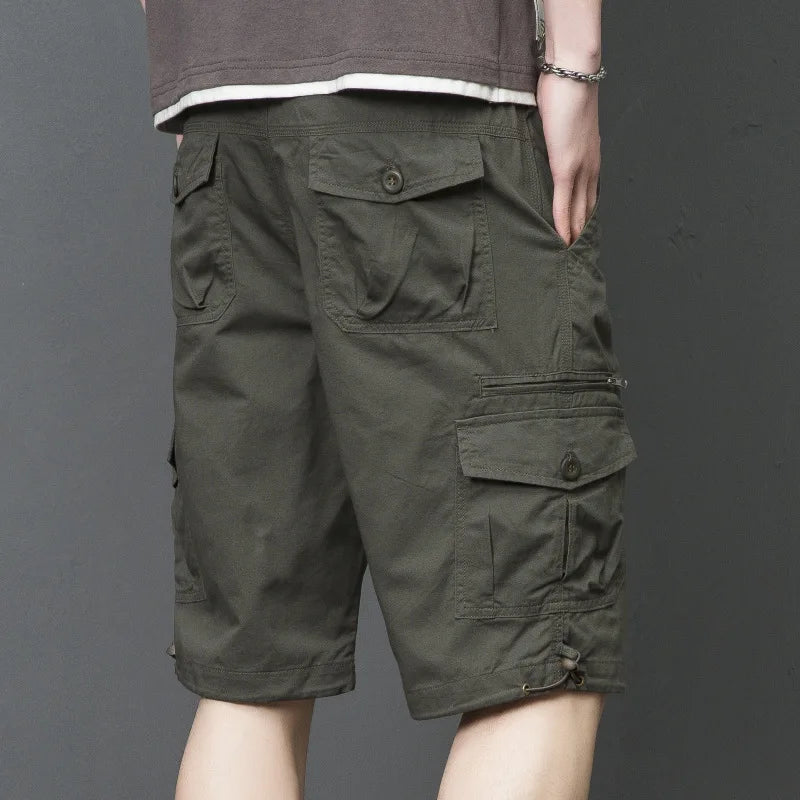 Men's Summer Military Camouflage Shorts Casual Cotton Camo Loose Cargo Shorts Male Bermuda Camuflada Plus Size 5XL