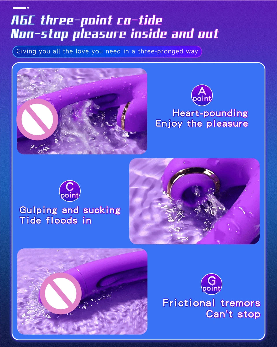 Flapping G Spot Vibrator Dildo Rabbit Adult Toy Vibration Silicone Waterproof Personal Vibrator Clitoral Nipple Anal Stimulation