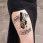 Waterproof Temporary Tattoo Sticker Joker Skull Letter Big Size Body Art Flash Tatoo Fake Tatto Stickers for Girl Men Women