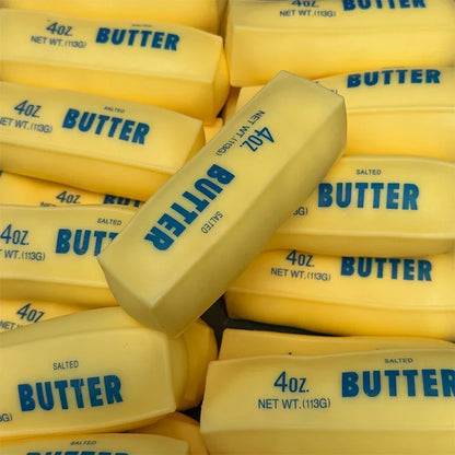 Butter Stick Squishy Stress Ball Fidget Toy Crunchy Squeeze Toy Round Blocks Filled ASMR Anti Stress Release Hand Relax Gift Toy