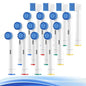 4/8/12/16/20 Pack Sensitive Gum Care Soft Bristle Replacement Brush Heads Compatible with Oral B Braun Electric Toothbrush
