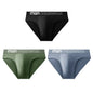 3 Pcs/Lot Men's Letter Briefs Underwear Comfortable Panties Shorts Sexy Gifts for Man Underpants
