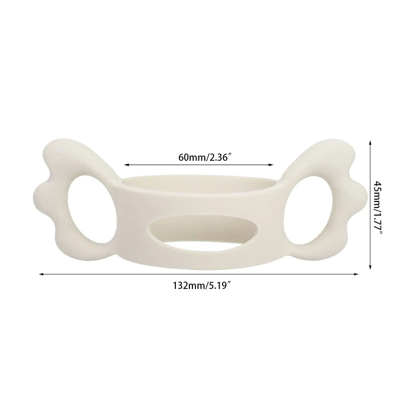 Classic Feeding Bottle Handles Soft Compatible Silicone Baby Nursing Bottles Handles Easy to Carry Handles for Hegen Bottle Size