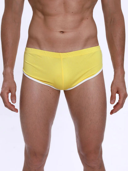 Sexy Running Elastic Sport Shorts Men's Summer Shorts Hot Pants Bar Nine Points Slim Fit Cotton Milk Silk Men's Fashion
