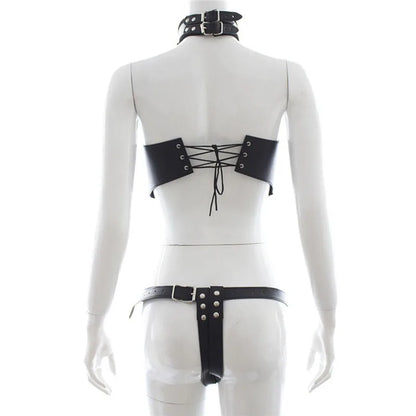 Sex Suit Harness Women,Slave Bondage Restraints Cosplay Sexy Lingerie Sex Toys for Couples BDSM Collar Bra Open Breast Underwear