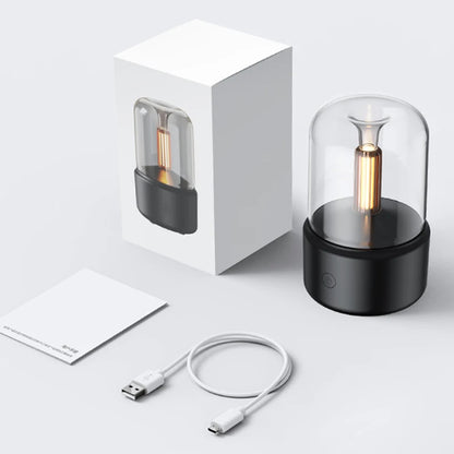 KINSCOTER Mini Aromatherapy Diffuser USB Air Humidifier Essential Oil Night Light Cold Mist Maker Sprayer for Home Bedroom