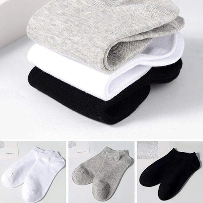 5Pairs High Quality Men Ankle Socks Breathable Cotton Sports Socks Mesh Casual Athletic Summer Thin Cut Short Sokken Size 38-45