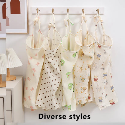 Baby Nursing Cover, Arched Neckline,Soft & Breathable 100% Cotton,Mother's Nursing Apron,Multi-useStroller Cover