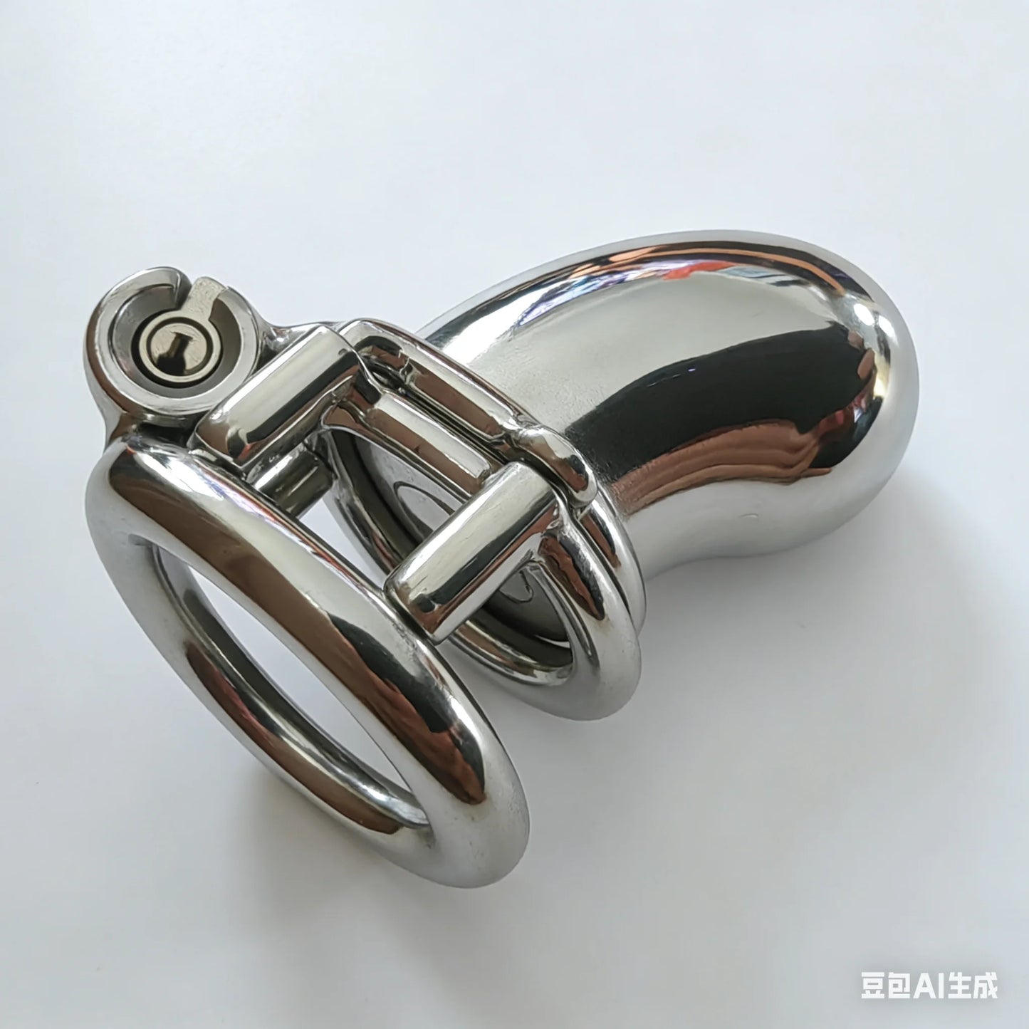Fully Enclosed Chastity Cage Inescapable Men Steel Cock Cage BDSM Bondage Cbt Device Anti Pullout Metal Male Chastity Device