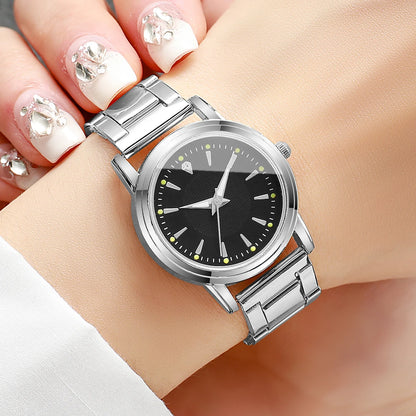 2PCS Couple's Watches Men Business Watch Fashion Analog Women Quartz Watch (Without Box)