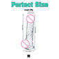 4 Size Transport Silicone Dildo Fake Dick for Women Artificial Penis with Suction Cup Female Masturbation Adult Sex Toy for 18+