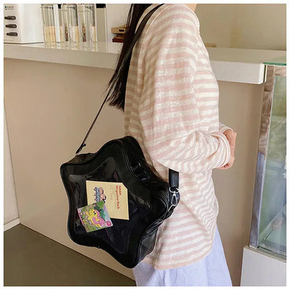 Cute Kawaii Ita Bag Original Anime Five Pointed Star Two-dimensional Crossbody Street Fashion Ulzzang Shoulder For Girls 2025