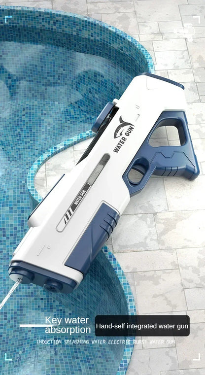 Kids Electric Water Gun Toys Summer Outdoor Beach Pool Garden Fight Games High Pressure Automatic Bursts Watergun Children Gifts