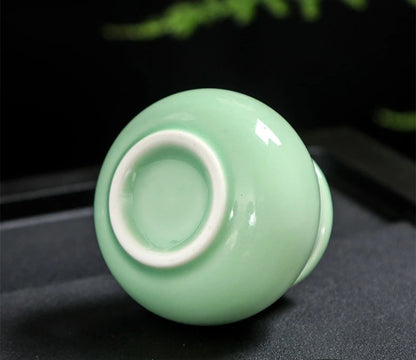 C18 Mini Ceramic Memorial Pet Urn Portable Airtight Container for Dog Cat Ashes Pet Hair Tiny Keepsake Storage Memorials Gifts