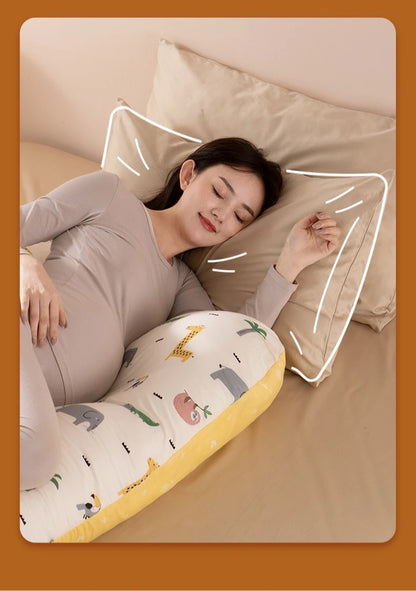 H-shaped Pregnancy Pillows with Detachable Pillowcases Pillows for Pregnant Women Maternity Sleeping Body Holder Support Pillow