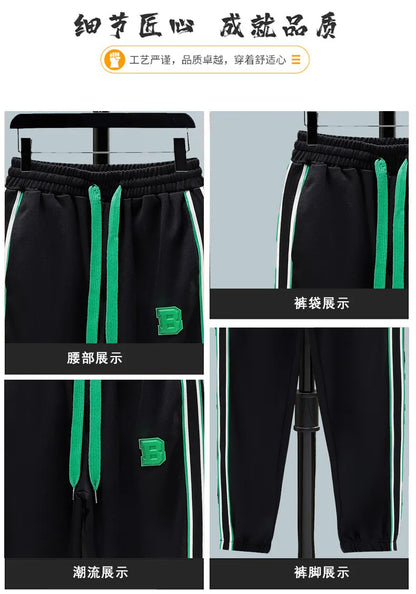 High Quality Running 2 Piece Set Hooded Jacket+Sweatpants Cardigan Long Sleeve Casual Tracksuit Men Sport Brand Clothing Suit