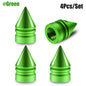 4pcs Car Tire Valve Cap Grenade Aluminum Tyre Valve Stem Cover Air Dust Cap Tire Valve Truck Bike Wheel Rim Valve Stem Cap