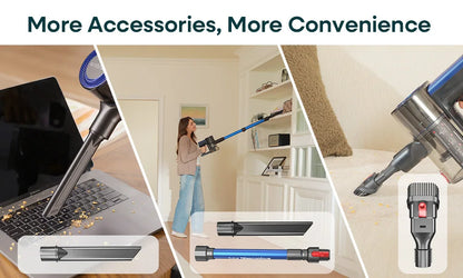 Erabros EV2 Cordless Vacuum Cleaner 450W 55Kpa High Suction Powerful Handheld Home Cleaner Capacity LED Display Floor Carpet