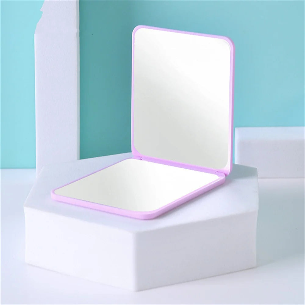 Foldable Makeup Mirror Portable Double-Sided Mirror Student Dormitory Desktop Small Gift Wholesale