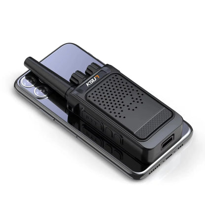 Mini Portable Walkie Talkie 2pcs UHF Radio Wireless Intercom VOX Function PMR446 Walkie Talkie Two Way Radio Station KSUN X26