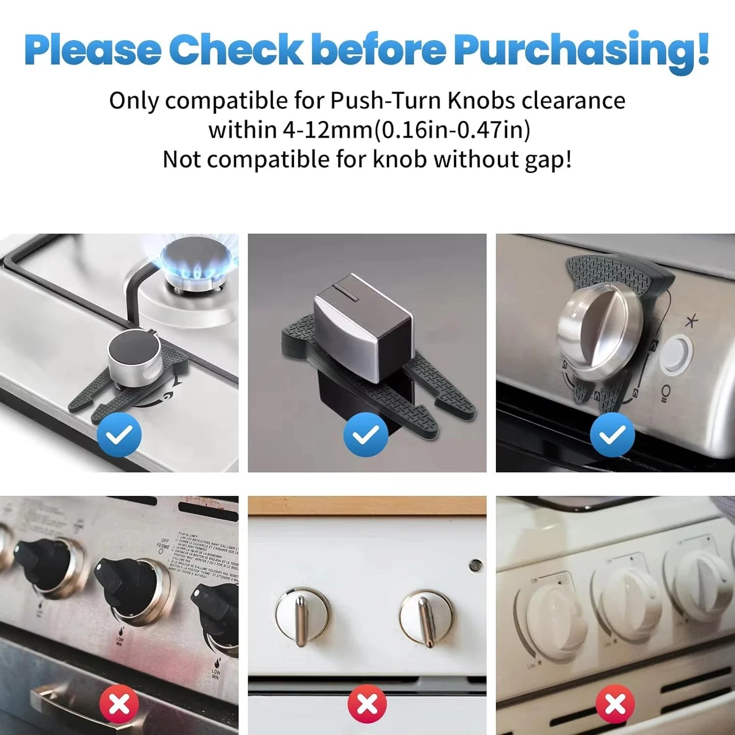 1PCS 5PCS Stove Knob Locks For Child Safety,Design Knob Safety Covers, Child Proof Oven Knob Locks, Prevent Accidental Touch