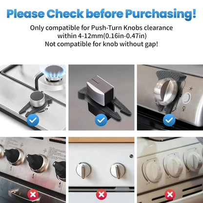 1PCS 5PCS Stove Knob Locks For Child Safety,Design Knob Safety Covers, Child Proof Oven Knob Locks, Prevent Accidental Touch