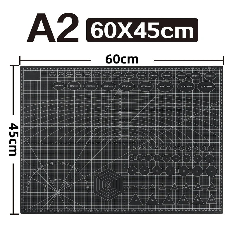 A2 A3 A4 A5 PVC Cutting Mat Double-Sided Self-Healing Board Patchwork Tools DIY Manual Craft Artist Cutting Knife Racket Kit