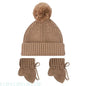 U13F Cosy Hand Crochet Baby Booties and Knitted Hat Set for Newborns Soft and Warm Knitting Socks Bonnet for 0-6 Months