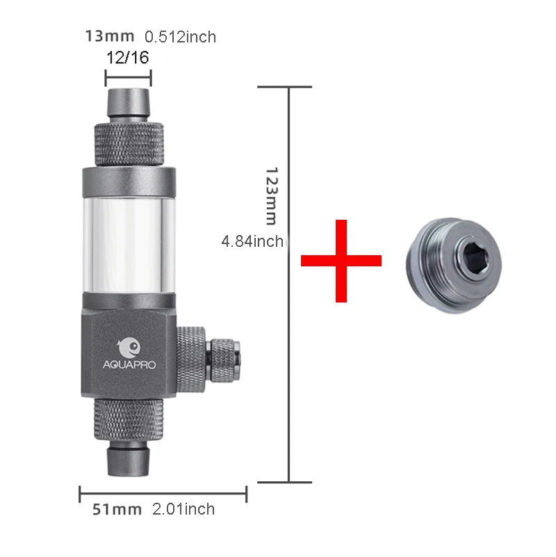 AQUAPRO External CO2 Atomizer Sprayer Aquarium Fishing Tank Diffuser Filter Bucket Accessories Equipment Akvarium Terrarium