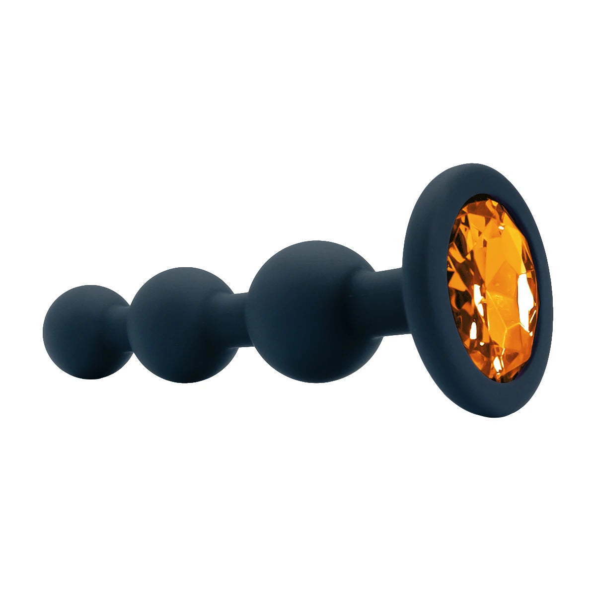 Black Silicone 3 Ball Anal Beads Sex Anal Plug Crystal Base Butt Plug Analplug But Plug Anal Trainer Toys Sex Toys For Woman