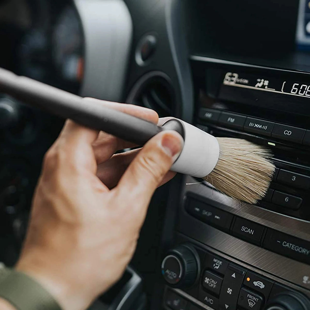 5/1Pc Car Detailing Cleaning Brushes Different Size Car Cleaning Brush for Vehicle Dashboard Air Outlet Wheel Detailing Brushes