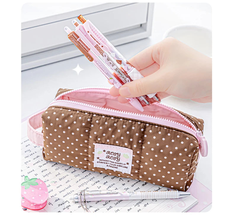 4Pcs Cute Kawaii Gel Pens Set Aesthetic 0.5mm Fine Point Retractable Pens for School Office Writing Sweet Chocolate Stationery