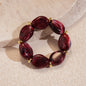 Acrylic Irregular Square Round Beaded Bracelet Bangle for Women Imitation Stone Chain Bracelet Hand Accessories Couple Gifts K