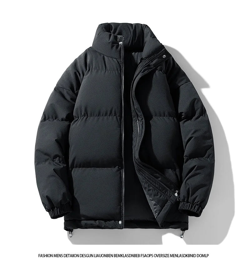 Winter Parka Men Brown Thick Warm Jackets Big Size 6xl 7xl 8xl Oversize Cotton Padded Windbreaker Outwear Waterproof Loose Coats