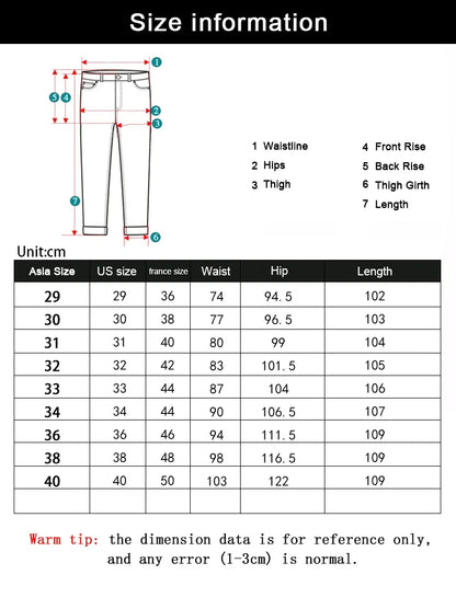 New Business‑Style Men's Jeans, Comfortable Straight Leg Stretch Denim Pants, Classic Blue Black Work Trousers, Fashion Versatile Male Clothing For Office, Business Occasions And Casual Daily Outfit