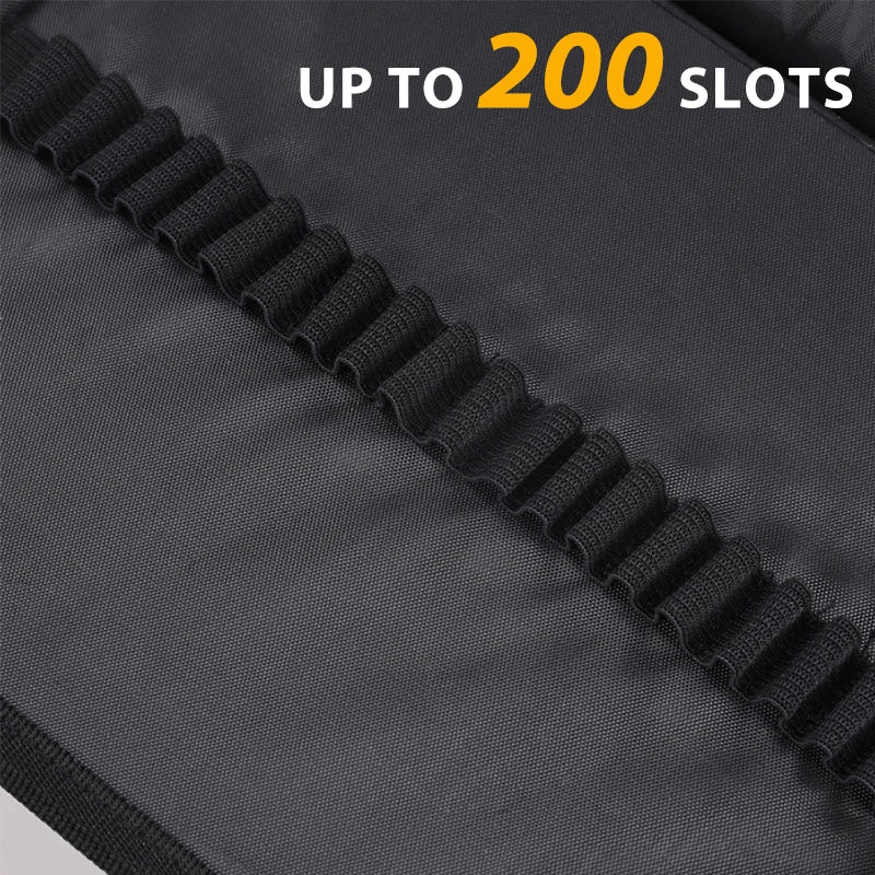 48/72/120/150/200 Holes Colored Lead Pencils Storage Bag Large Capacity Case Box Holder School Supplies Stationery Student