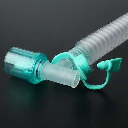 Catheter Mount Extension Tube Double Swivel Elbow Use Anesthesia Breathing Circuit with Gas Sampling Port