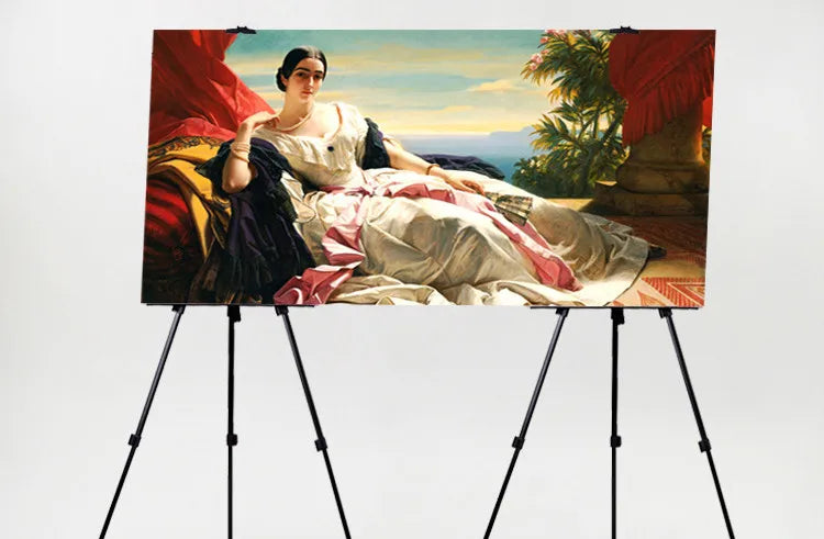 Portable Adjustable Metal Sketch Easel Sketch Drawing folding aluminum easel For Artist Art Supplies Stand With Bag Outdoor