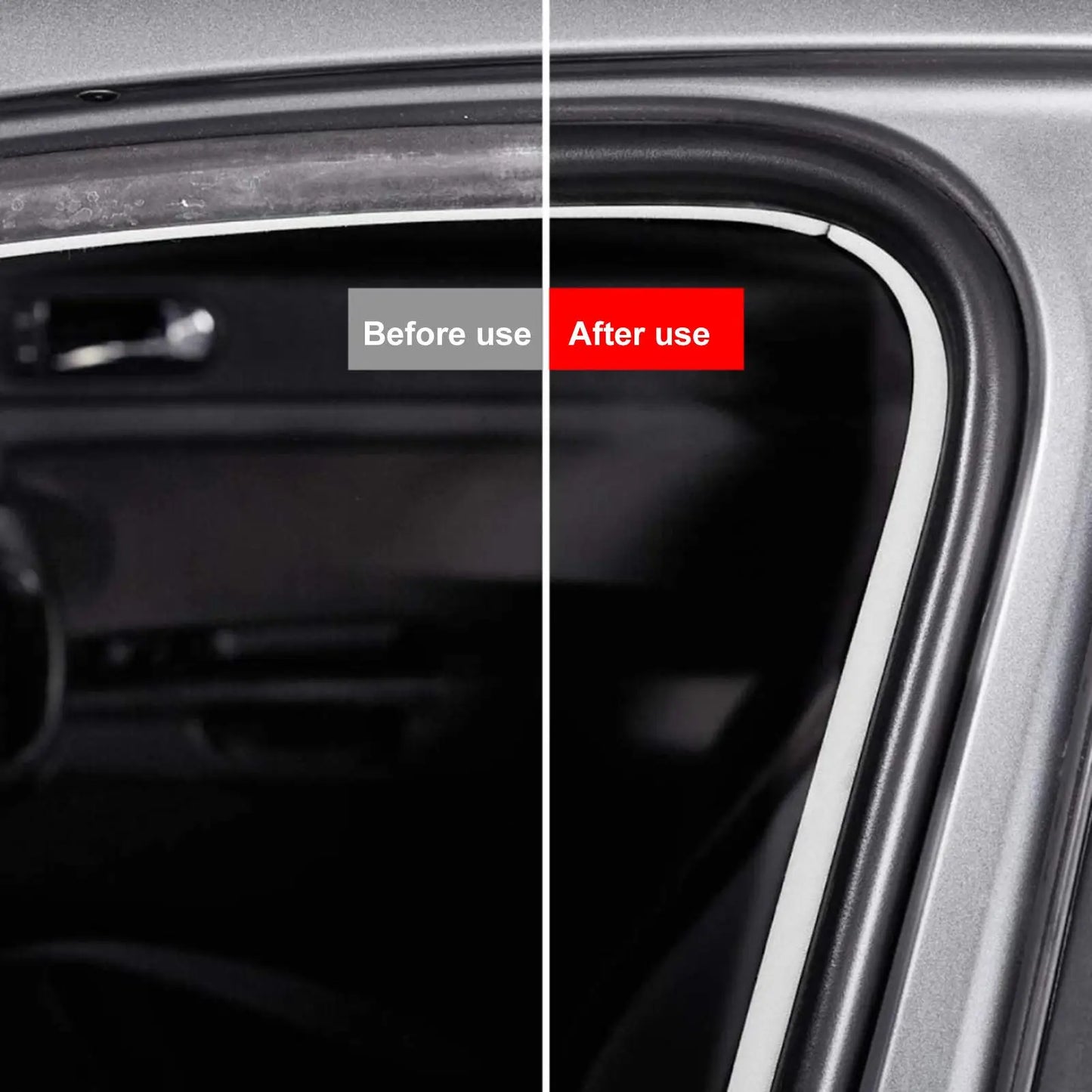 Car Window Rubber Lubricant 100ml Rubber Strip Repair Agent Rubber Seal Softening Agent, Rubber Cleaner for Car Maintenance