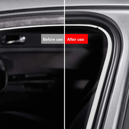 Car Window Rubber Lubricant 100ml Rubber Strip Repair Agent Rubber Seal Softening Agent, Rubber Cleaner for Car Maintenance
