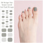 Gradient Auroras Semi Cured Gel Nail Strips Sparkly Shinning DIY Gel Polish Stickers for Nails Works with UV/LED Nail Lamps