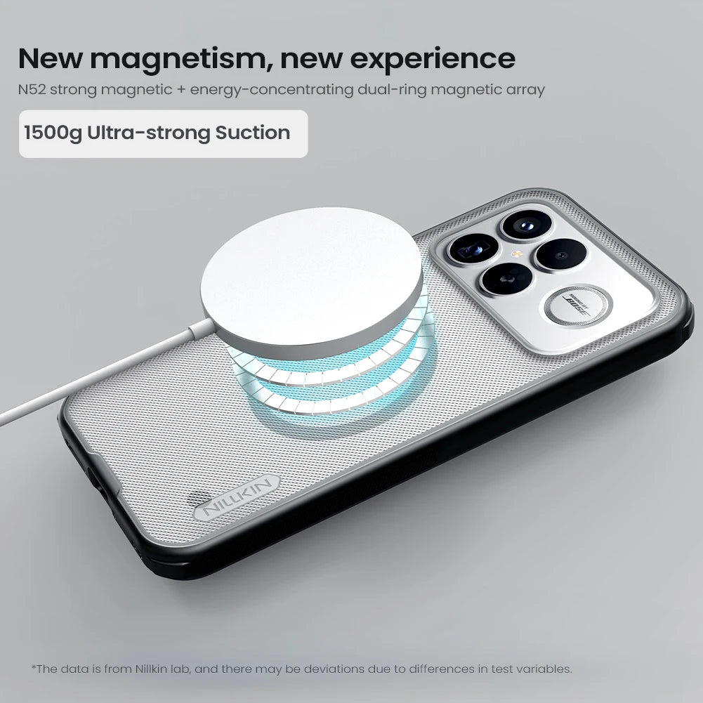 Nillkin For Xiaomi Poco F8 Ultra Case Magnetic Super Frosted Shield Pro Magsafe full Protection Back Cover Phone Case