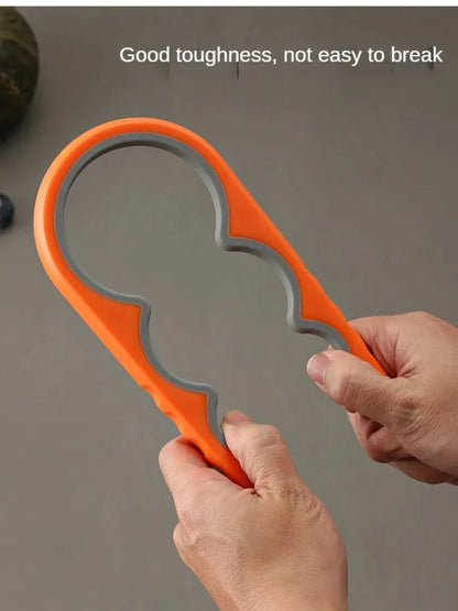 1PC 4-in-1 Multi-Function Non-Slip Kitchen Bottle And Can Opener Twist Labor-Saving Bottle Lid Opener for Easy Home Use