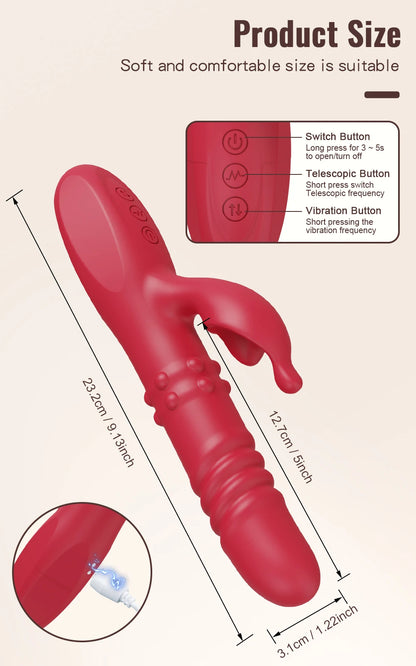 G Spot Vibrator for Women Stimulator Penetration Vagina Clitoris Masturbator Vibration Huge Dildo Vibrator Sexy Adult Female