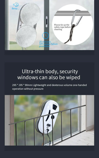 Window-cleaning robot, ultra-fine cleaning robot, window-cleaning robot, window-cleaning robot