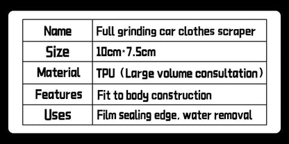 MULE Multi-Color TPU Car Vinyl Wrap Squeegee Scraper Auto PPF Film Installation Tool Essential Wrapping Tool for Professional Us