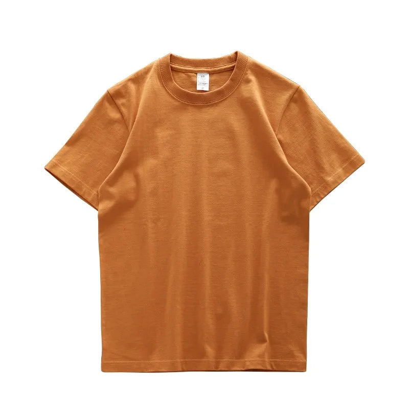 Dukeen 280gsm Oversized Heavyweight T Shirt for Men Summer Short Sleeve Tee 100% Cotton Plain Top Casual Men's Clothing 9.9oz