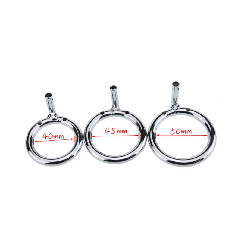 Cock Cage Ring Part Penis Lock Ring Male Chastity Device Part Ring CB6000 3 sizes for choice Drop Shipping