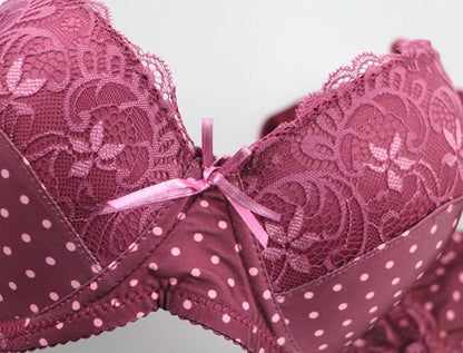 DaiNaFang New Lace Bras 34/75 36/80 38/85 40/90 42/95 44/100 BCDE Underwear For Women Push Up Lingerie