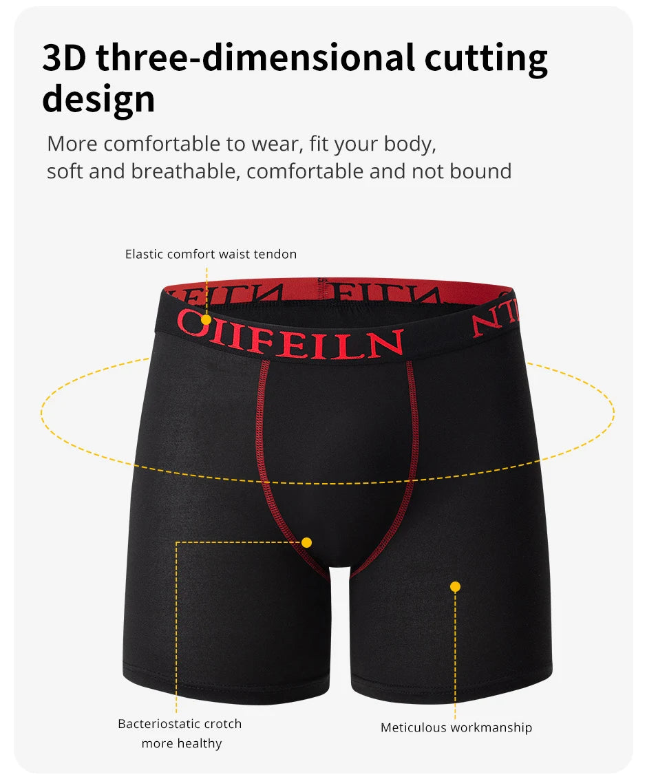 4/5/10 Fashion Four Seasons Men's Long Casual Daily Youth Sports Shorts Comfortable Breathable Sweat Absorbing Elastic Shorts